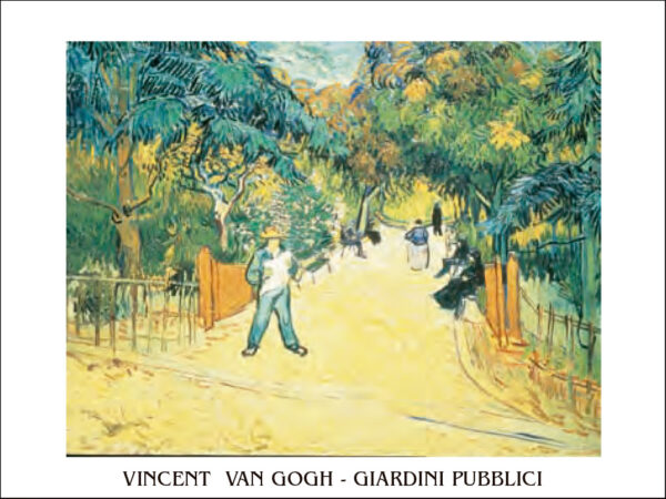 Entrada a los jardines públicos de Arles