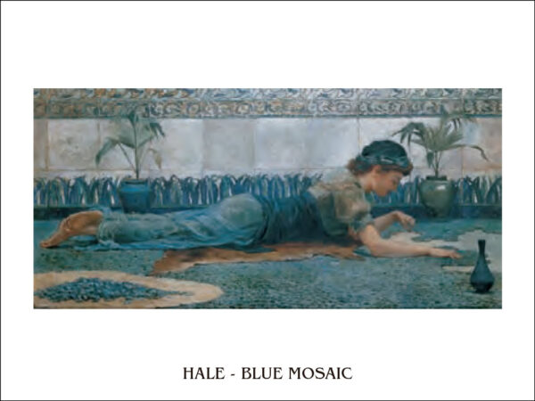 Blue mosaic