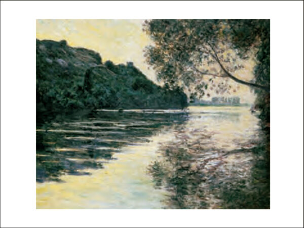 Effet de soleil couchant sur la Seine at Port-Ville