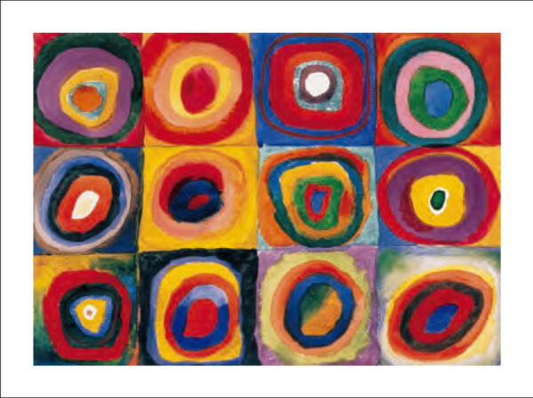 Farbstudie, quadrate