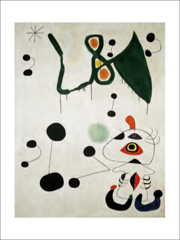 Woman and bird in the night 1945