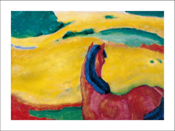 Pferd in der landschaft