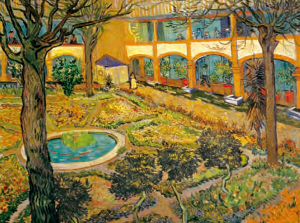 Le jardin de l'hopital a Arles