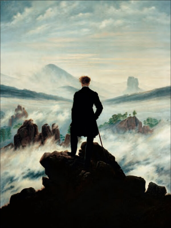 Der wanderer uber dem nebelmeer