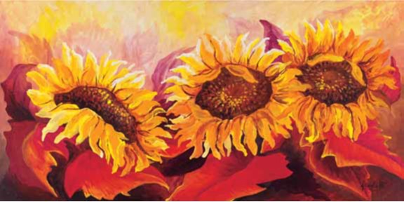 Il fuoco dei girasoli